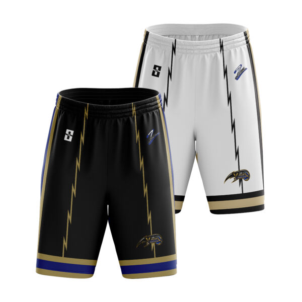 Valley Shockers Basketball Reverse Short Thumbnail